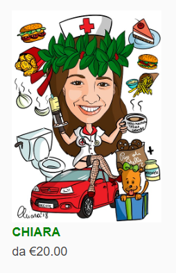 caricatura laurea a colori chiara