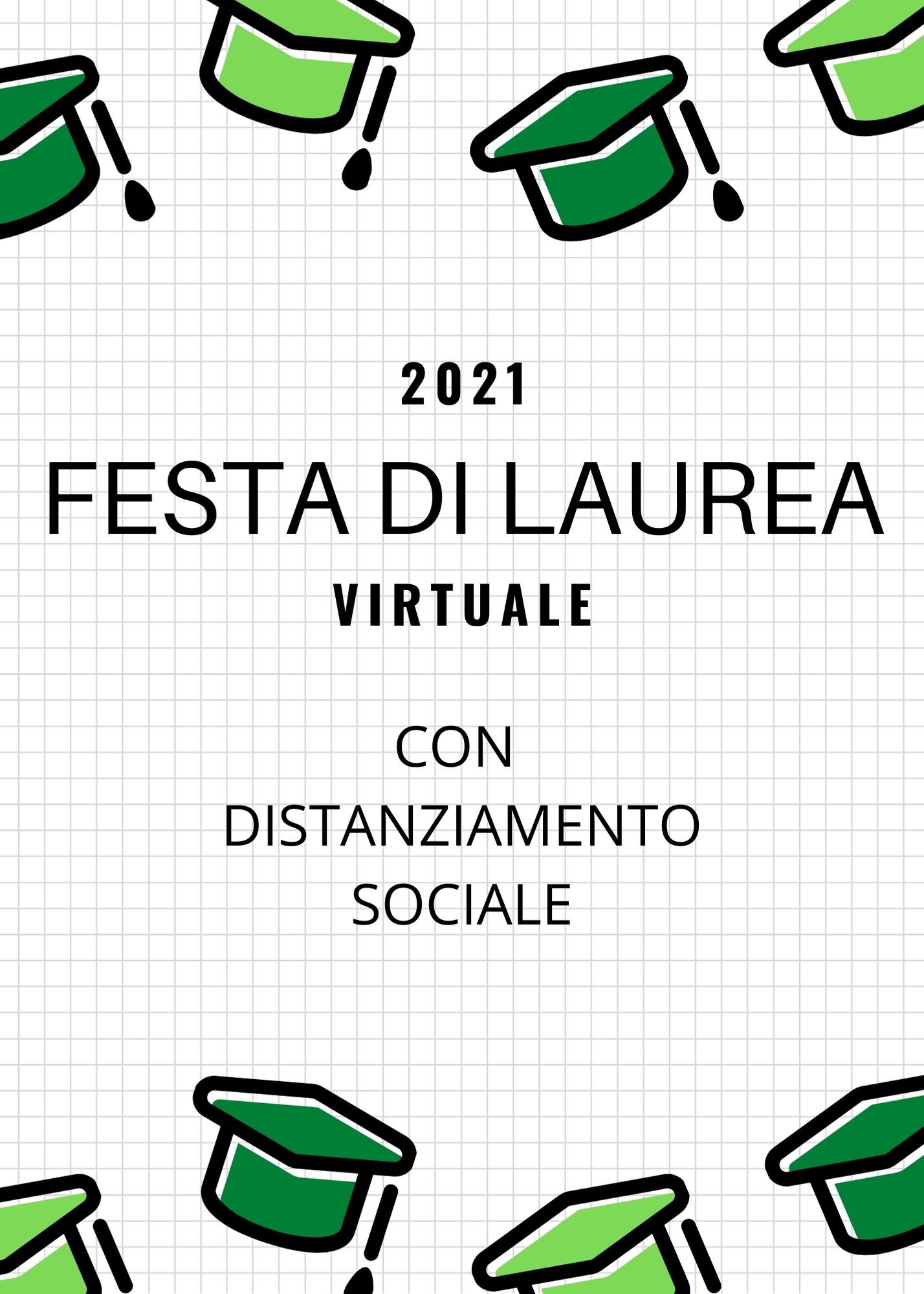 festa di laurea con distanziamento sociale