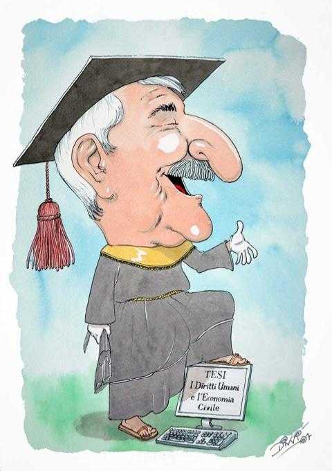 Caricature laurea di Divvi Caricature laurea di Divvi