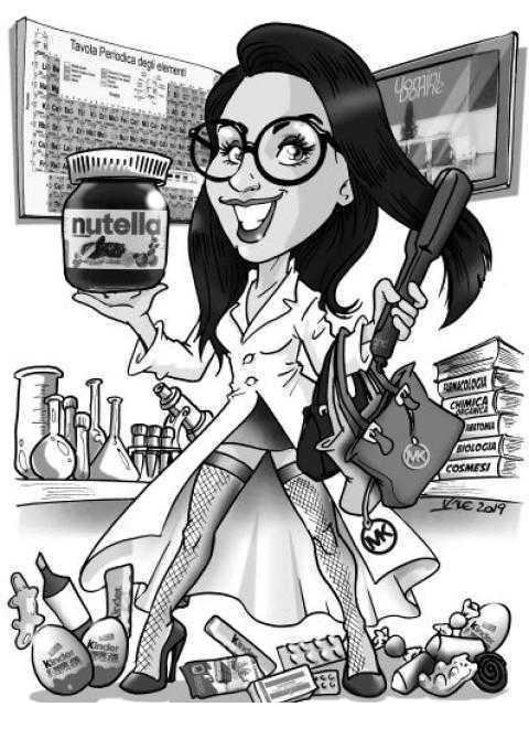 Caricature laurea di Valentino Caricature laurea di Valentino
