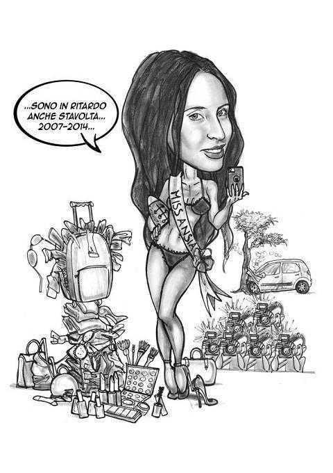 Caricature laurea di paolo Papirista paolo