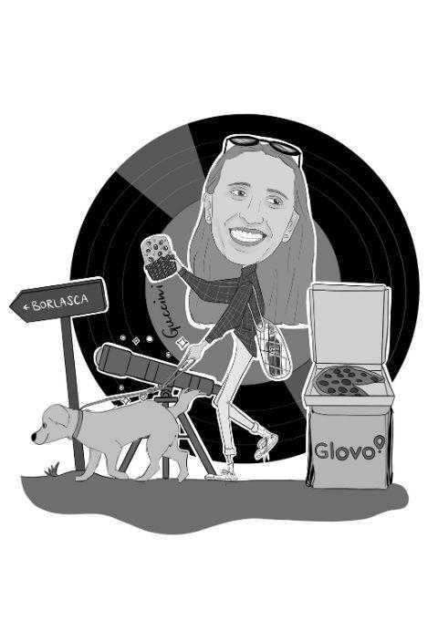 Papirista Caricature di Deborah Papirista Caricature di Deborah