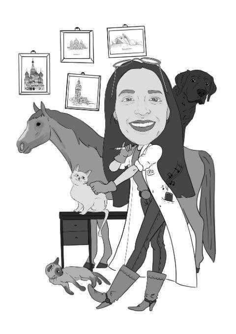 Papiri di Laurea di Caricature di Deborah Papiri di Laurea di Caricature di Deborah