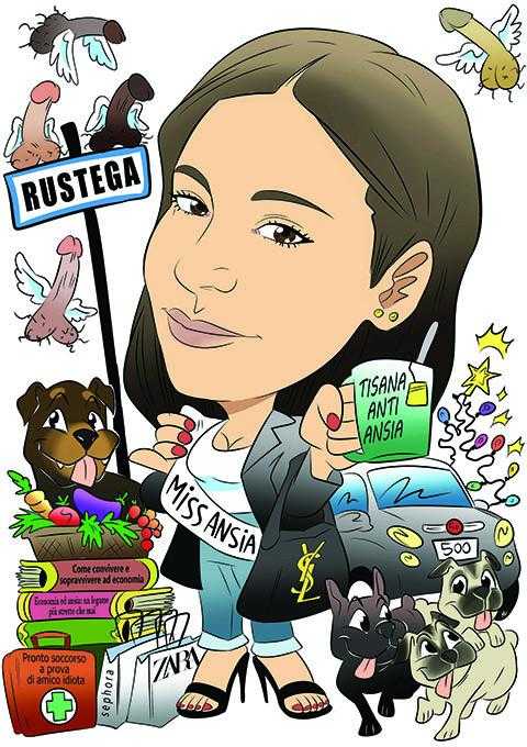 Papiri di Laurea di Marco Vys Visentin Caricature laurea di Marco Vys Visentin