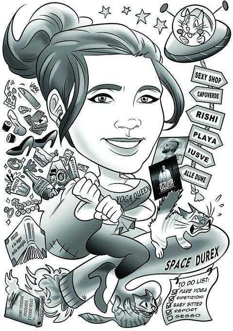 Papirista Marco Vys Visentin Caricature laurea di Marco Vys Visentin